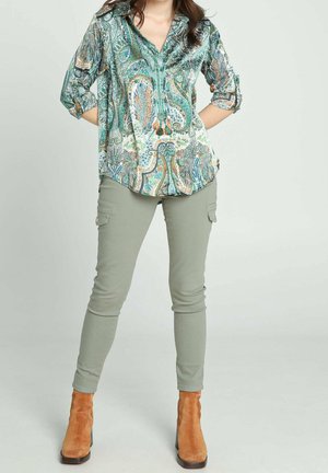 Overhemdblouse - green
