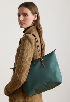 Lauren Ralph Lauren, NYLON MEDIUM KEATON TOTE BAG - Shopping Bag - season green
