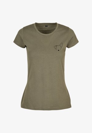 Urban Classics, DOG BASIC TEE - T-shirt print - olive