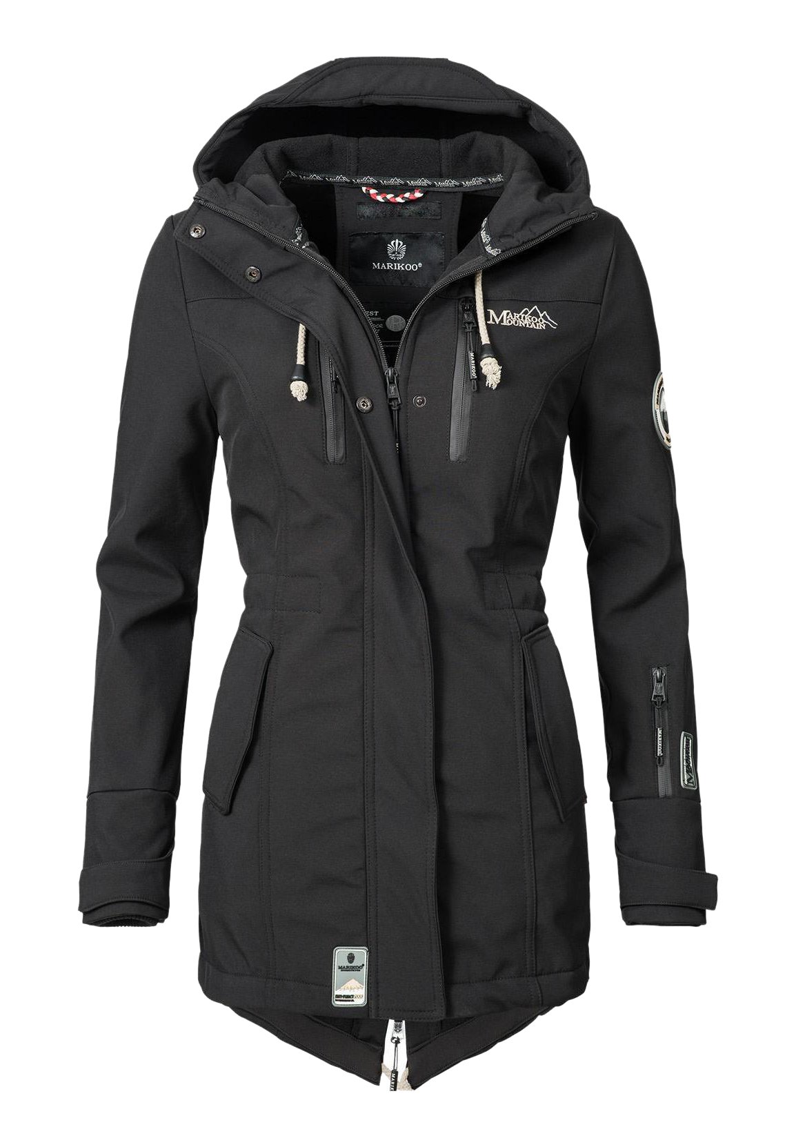 Marikoo ZIMTZICKE - Parka - black/noir - ZALANDO.FR