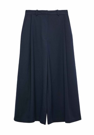 Marks & Spencer, PLEATED WIDE LEG CULOTTES - Bukser - dark navy