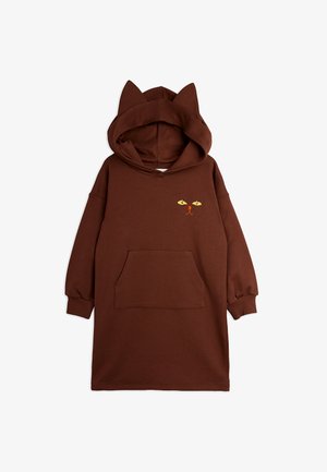 Mini Rodini, CAT EARS - Дневна рокля - brown