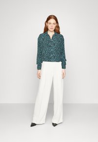 Marc O'Polo DENIM BLOUSE LONGSLEEVE - Button-down blouse - multi/fresco blue
