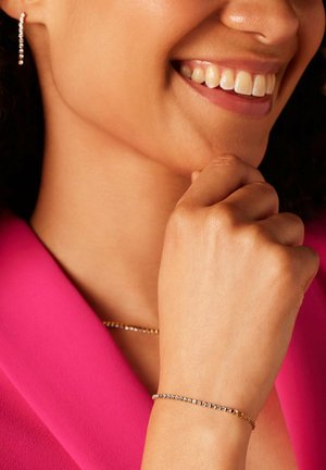 Bracelet - gold-coloured/white