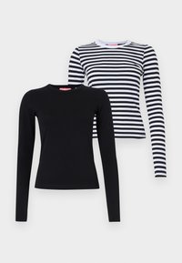 JXELMA TEE 2 PACK - Long sleeved top - black/white
