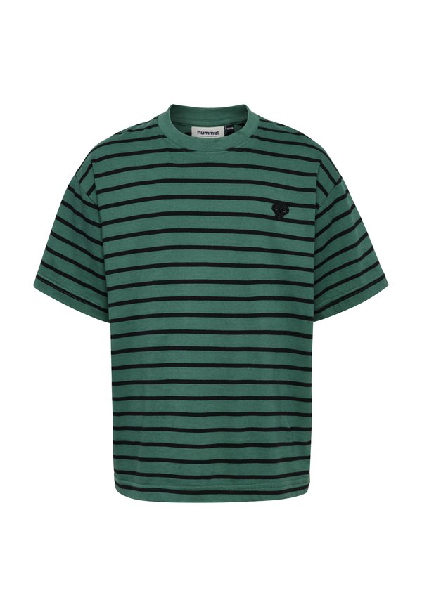 LOOSE STRIPED - T-Shirt print - smoke pine