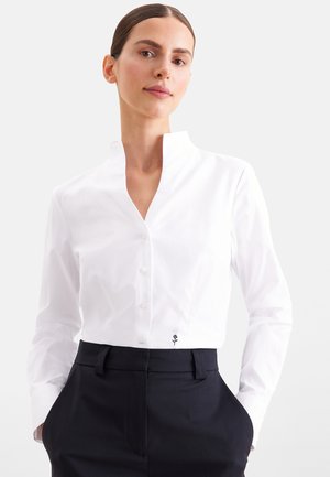 Seidensticker SLIM - OXFORD - Skjortebluser - white