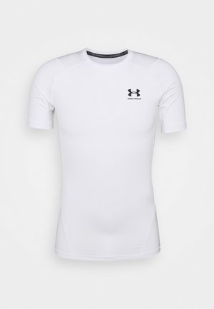 Under Armour HEATGEAR - Sport T-Shirt - white/black
