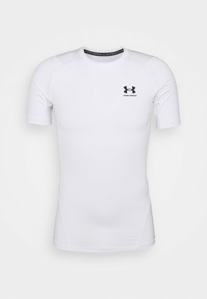 Under Armour Tekninen t-paita - white/black