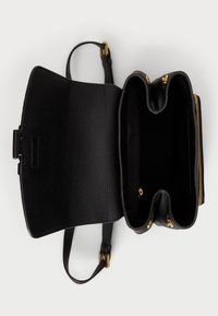 Lauren Ralph Lauren PEBBLED LEATHER MEDIUM CAMERYN BACKPACK - Vandrerygsække - black