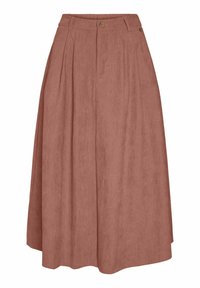 VMVILJA HOHE TAILLE  - A-silueta svārki - cognac