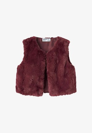 Name it, GILET BUTTON - Veste sans manches - wild ginger