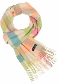 FRAAS CHECKED CASHMINK - MADE IN GERMANY - Šal - marshmallow