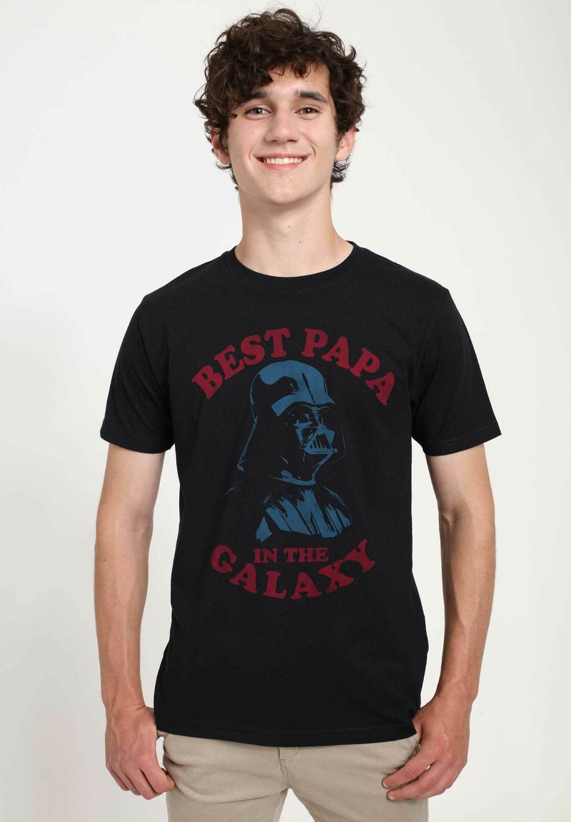 Star Wars - STAR WARS: CLASSIC BEST PAPA UNISEX - T-shirt print - black, Vergroten