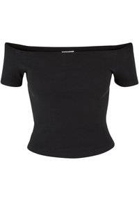 OFF SHOULDER - Paprasti marškinėliai - black