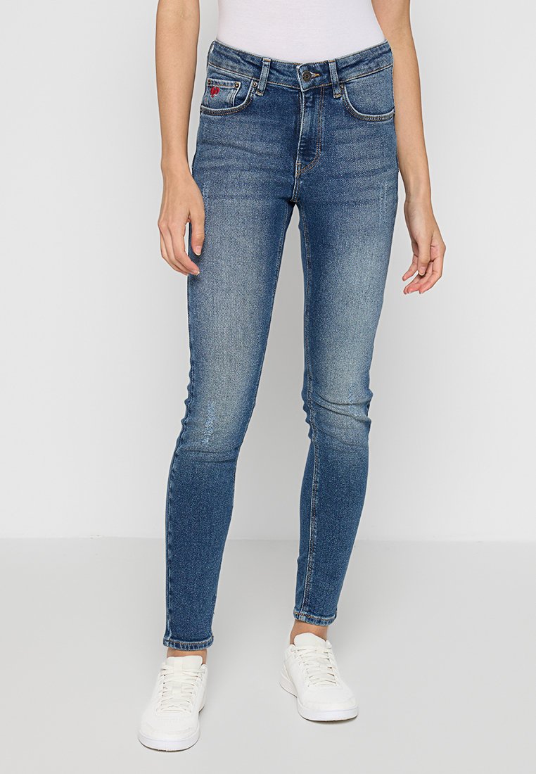 Desigual Slim fit jeans lichtblauw denim Desigual Slim fit jeans lichtblauw denim