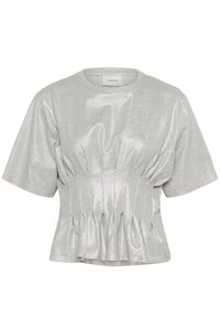 PAMILA  - Top - lgm / silver glitte foil