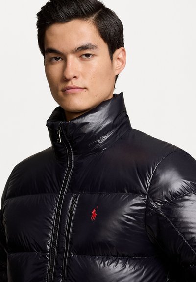 Polo Ralph Lauren THE GORHAM GLOSSED DOWN JACKET - Jakna ispunjena paperjem - black glossy