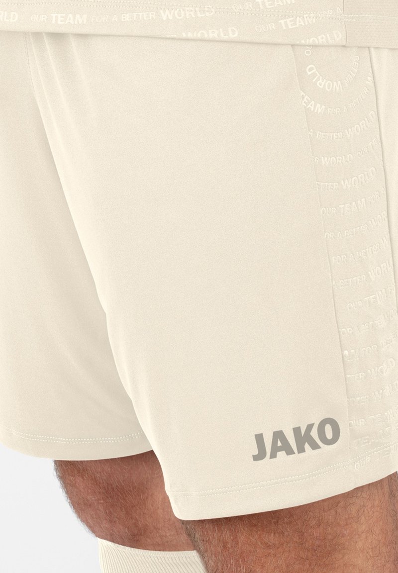 JAKO WORLD SHORT - Short de sport - beige