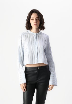 ALEXI CLASSIC STRIPE  - Button-down blouse - light blue