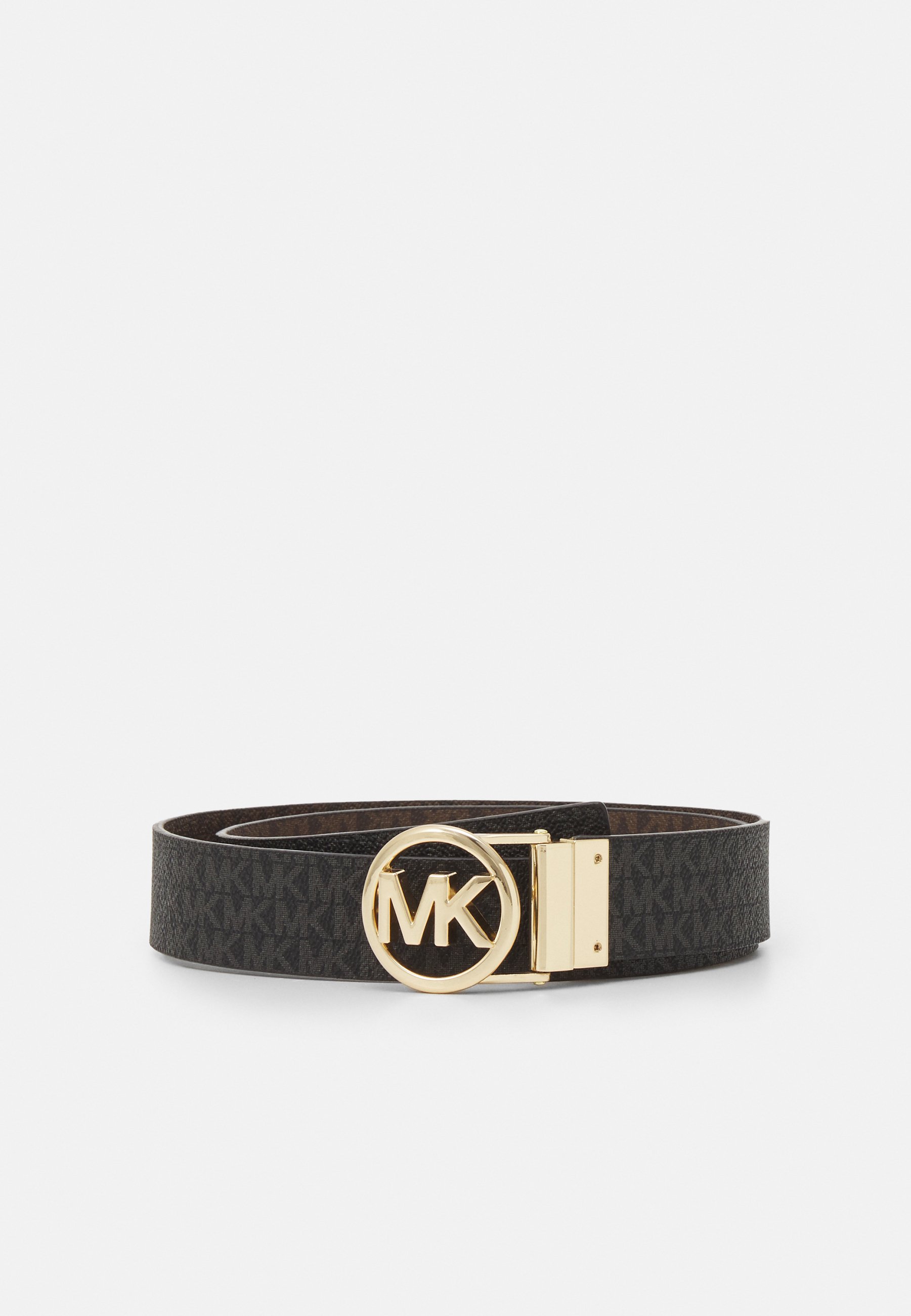 michael kors belt white and gold