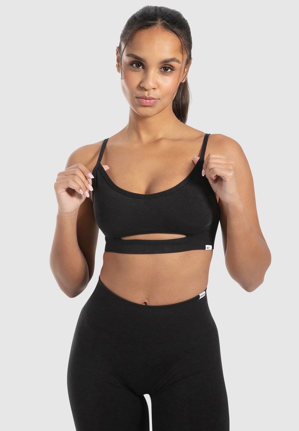 NESA SEAMLESS ADJUSTABLE BACK - Sport-BH mit leichter Stützkraft - schwarz
