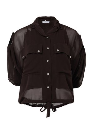 Leem, MILITARY BLOUSE - Chemisier - brown