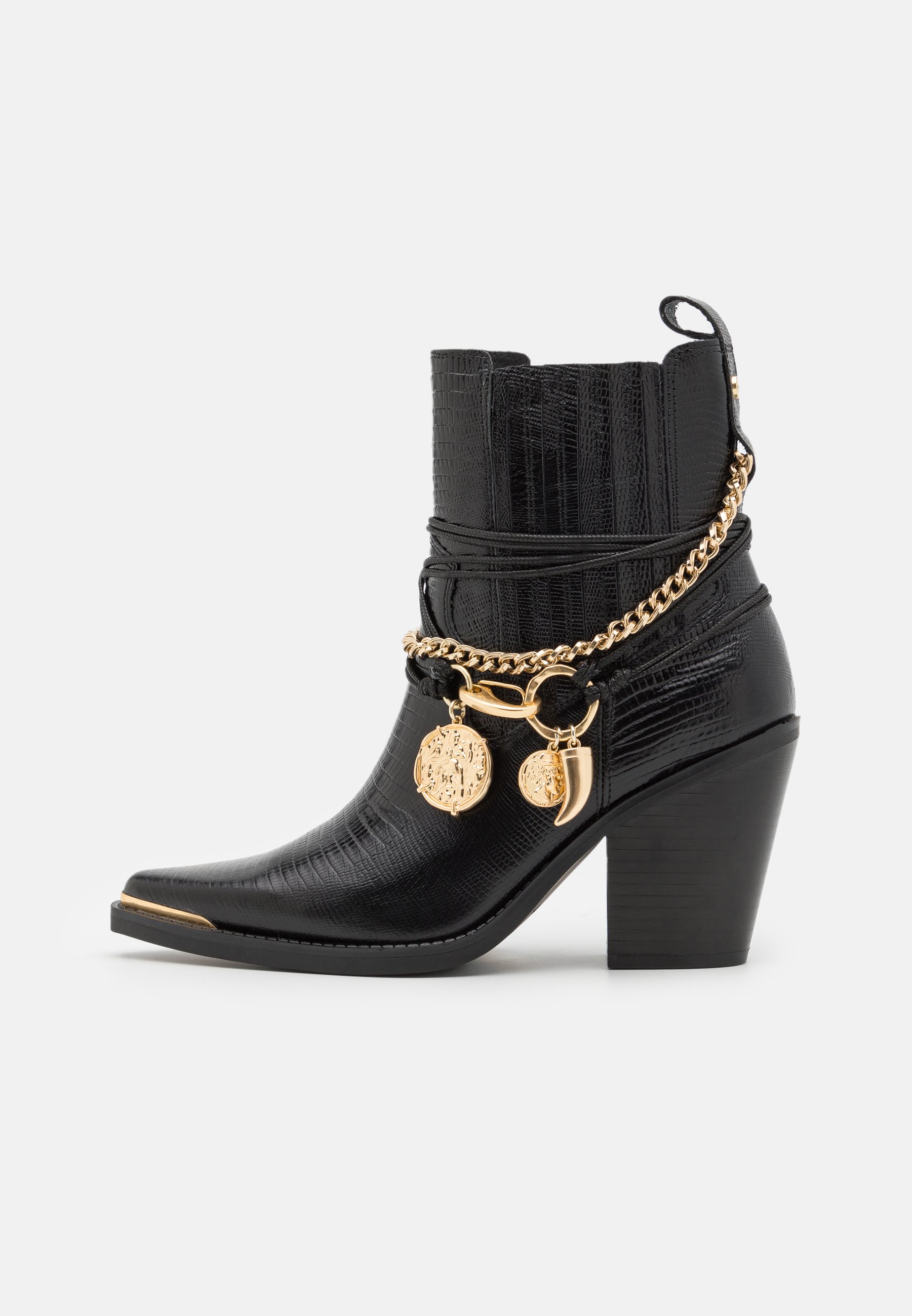 ALDO PHENIX - Cowboy/biker ankle boot - black - Zalando.co.uk