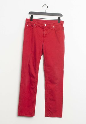 Straight leg jeans - red