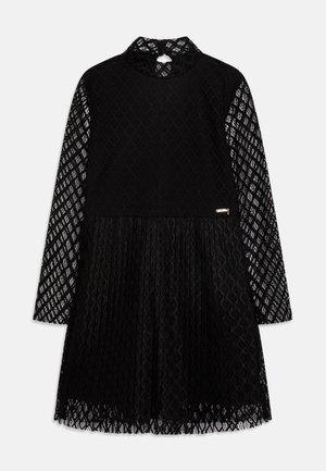 JUNIOR LACE DRESS - Vestito elegante - jet black