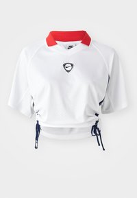 Print T-shirt - white/midnight navy