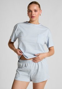 SET - Nachtwäsche Shirt - blue