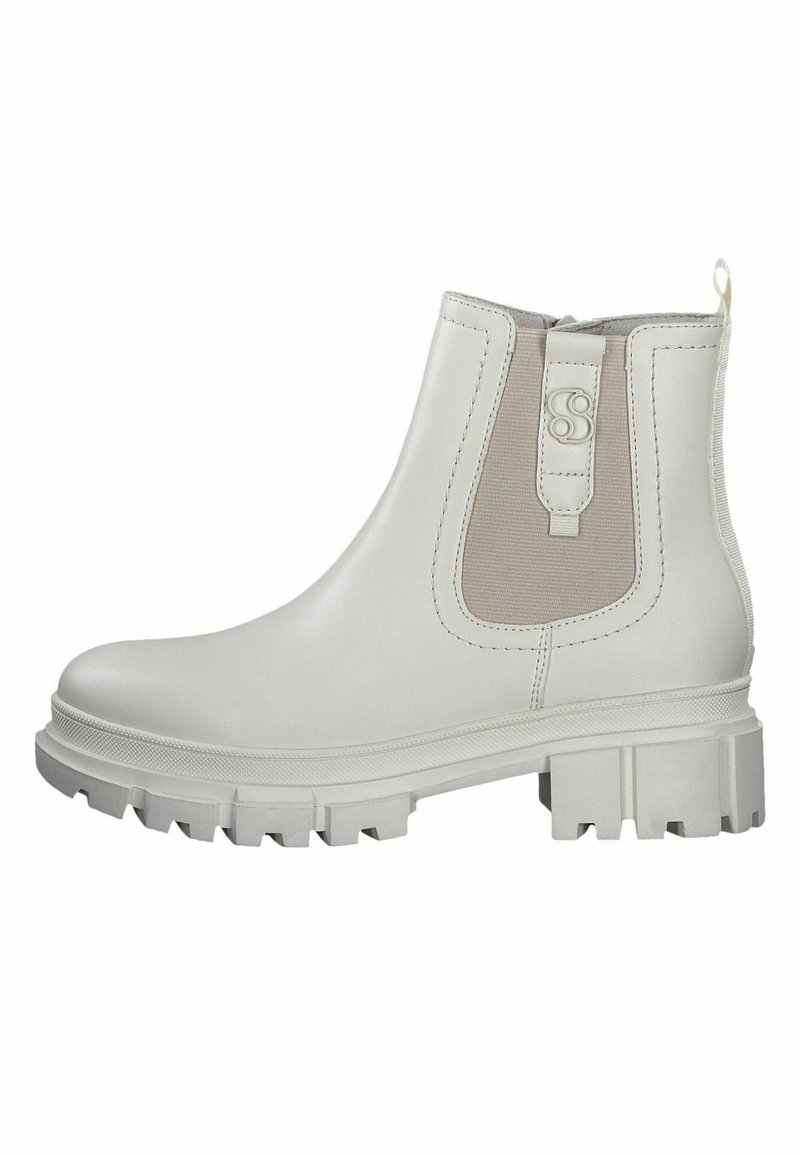 s.Oliver Botine cu platformă - cream
