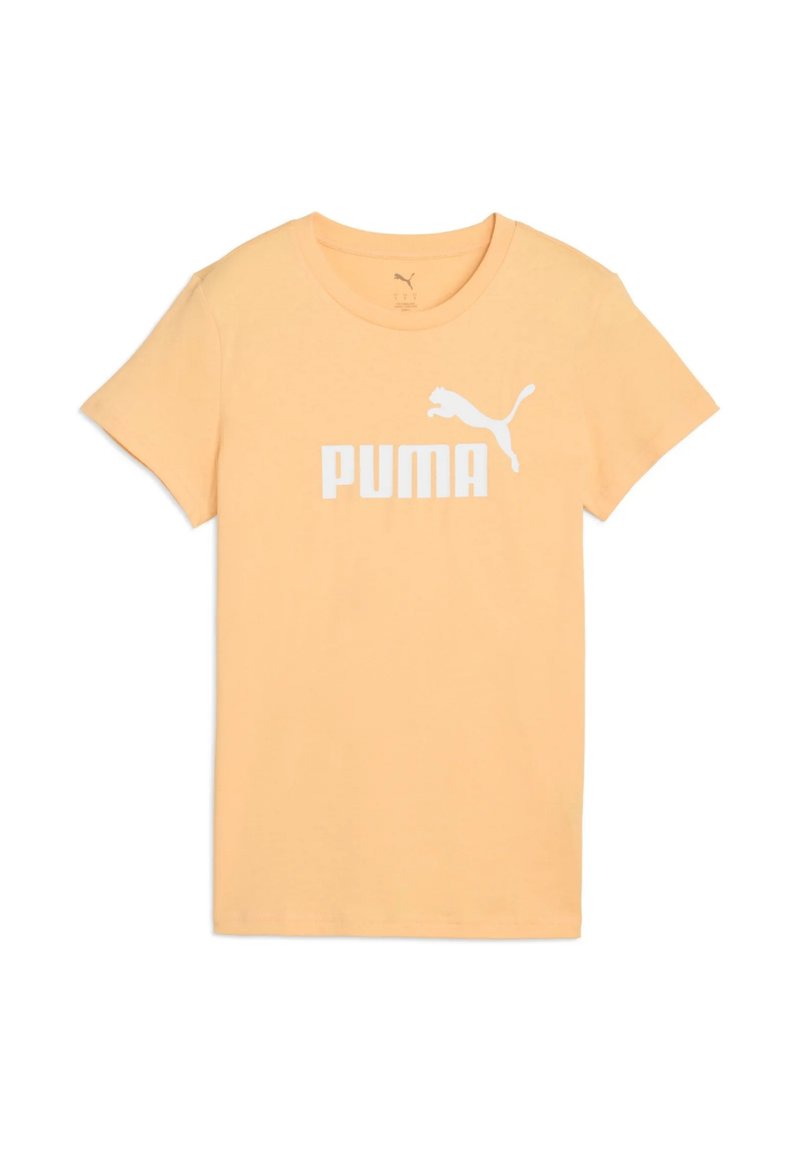 Puma T-shirt print abrikoos Puma T-shirt print abrikoos