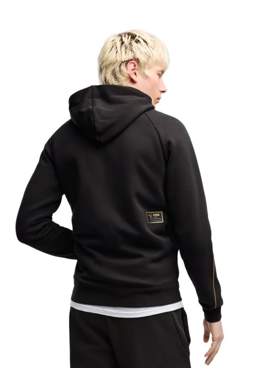 PUMA SPORT GRAPHIC HOLIDAY FULL-ZIP HOODIE FL 037 VAR - Sudadera con cremallera - screziato-mottled black — photo 2