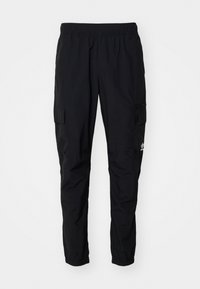 TREFOIL ESSENTIALS WOVEN CARGO - Armijas stila bikses - black