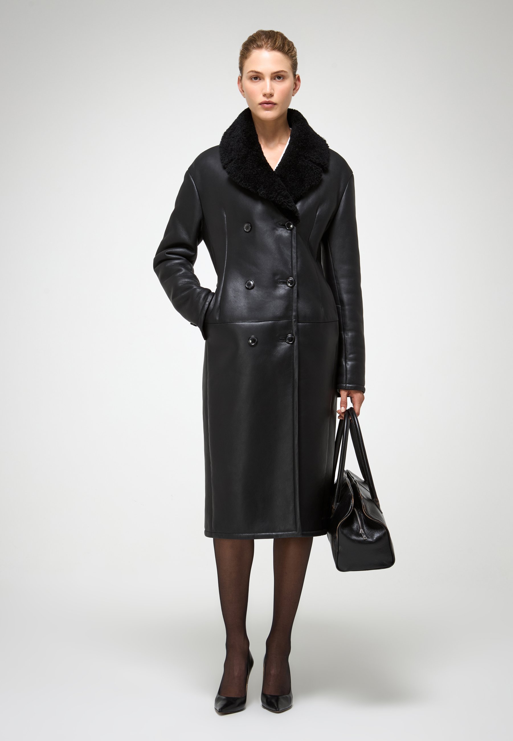 しゅう様 Płaszcz z wełną / 18 / 15 / mocha coffee – NAGO