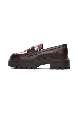 Jenny, Slip-ons - dark brown/white