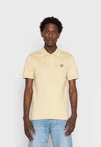 Lyle & Scott TIPPED - Polo - natural green/white