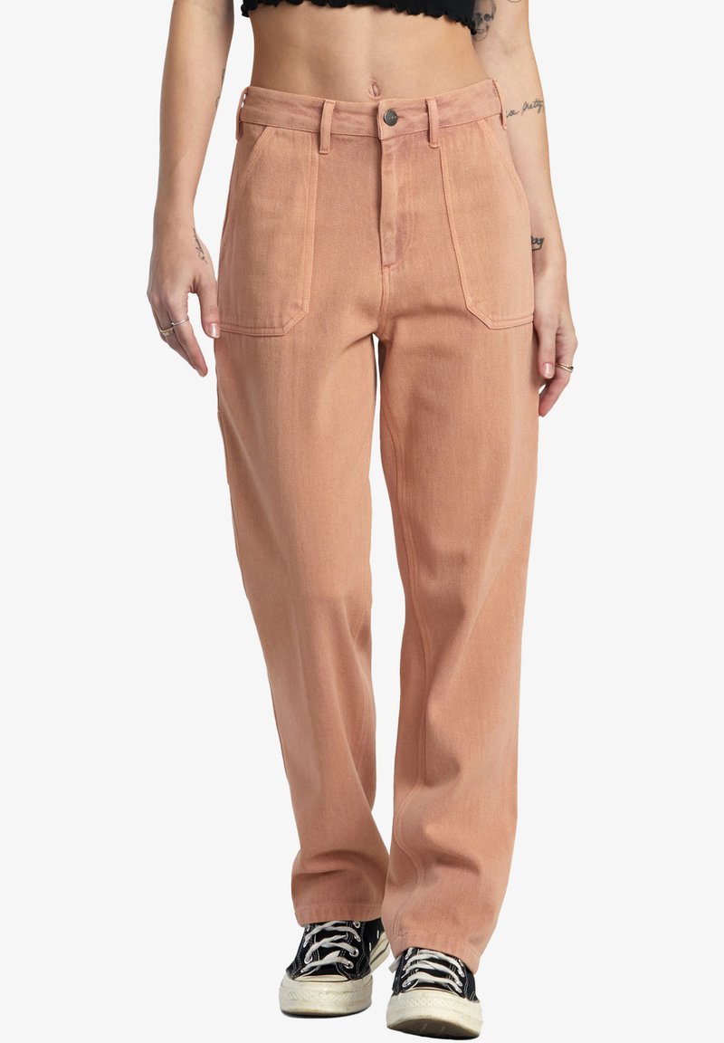 RVCA Straight leg jeans koraalrood RVCA Straight leg jeans koraalrood