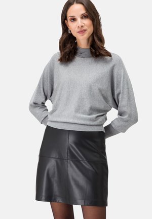 zero MIT STEHKRAGEN - Jumper - grey melange