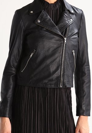Giacca di pelle - black