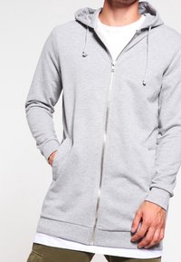 YOURTURN Sudadera con cremallera - mottled grey