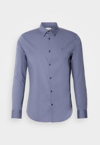 SOLID STRETCH SLIM SHIRT - Alkalmi ing - grisaille