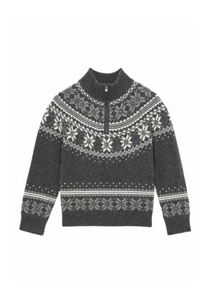 PERTH - Maglione - dark grey/off white