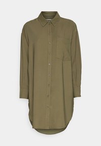 ONLCORIN ARIS LIFE LONG SHIRT  - Tričkové šaty - kalamata
