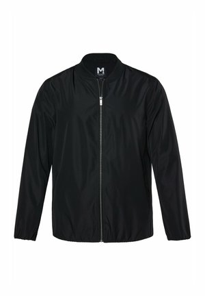 Men Plus, MEN+ BLOUSON, BAUCHFIT, ULTRALEICHT, COLLEGEKRAGEN, BIS 8 XL - Bomberjacke - black