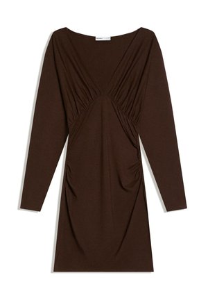 Rochie tip creion - brown