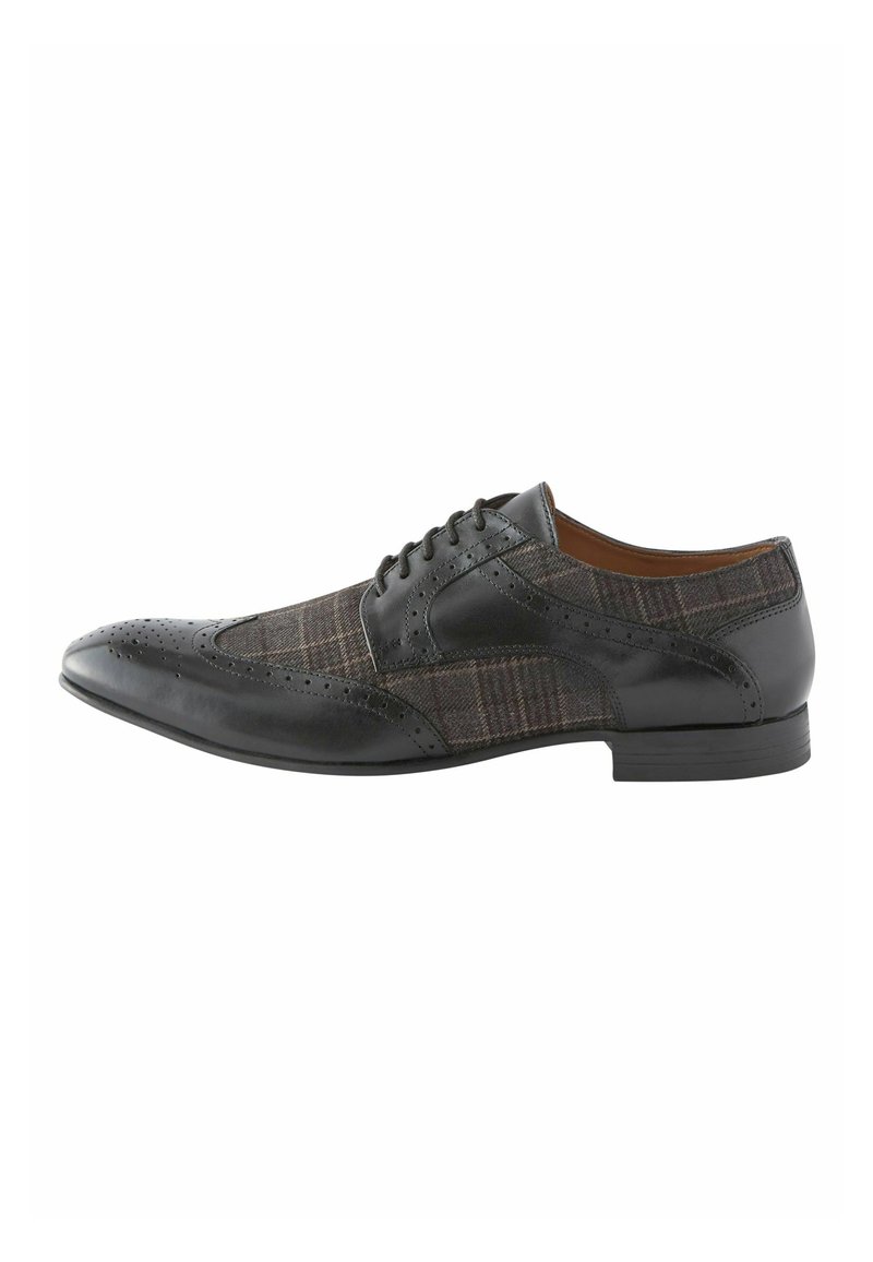 Next CHECK BROGUE REGULAR FIT - Business sko - black