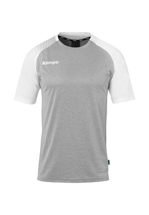 AMBITION - T-shirt de sport - dark grau melange weiß